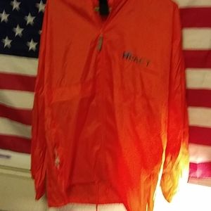 Orange unisex MPACT windbreaker jacket LARGE